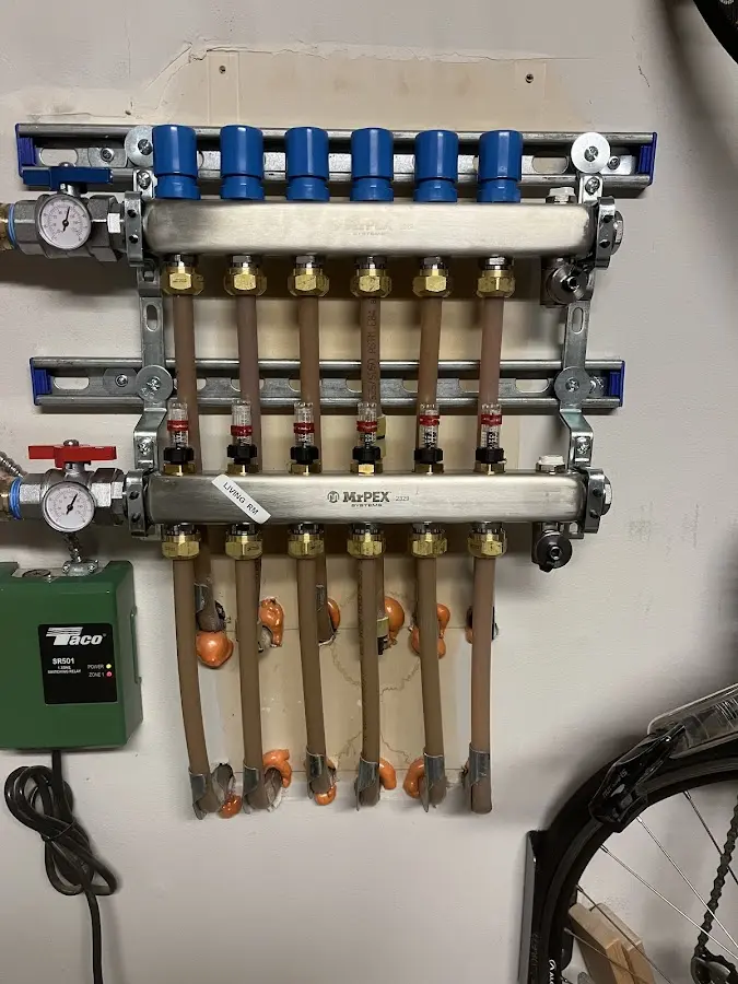 Plumber performing Leak Detection at a residential property in Williamston